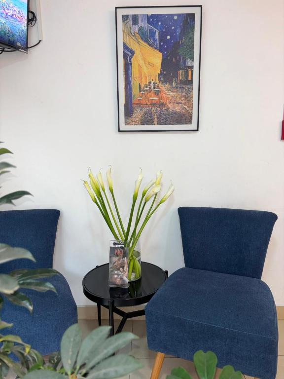 Posezení v ubytování HOTEL COMFORT- Inn