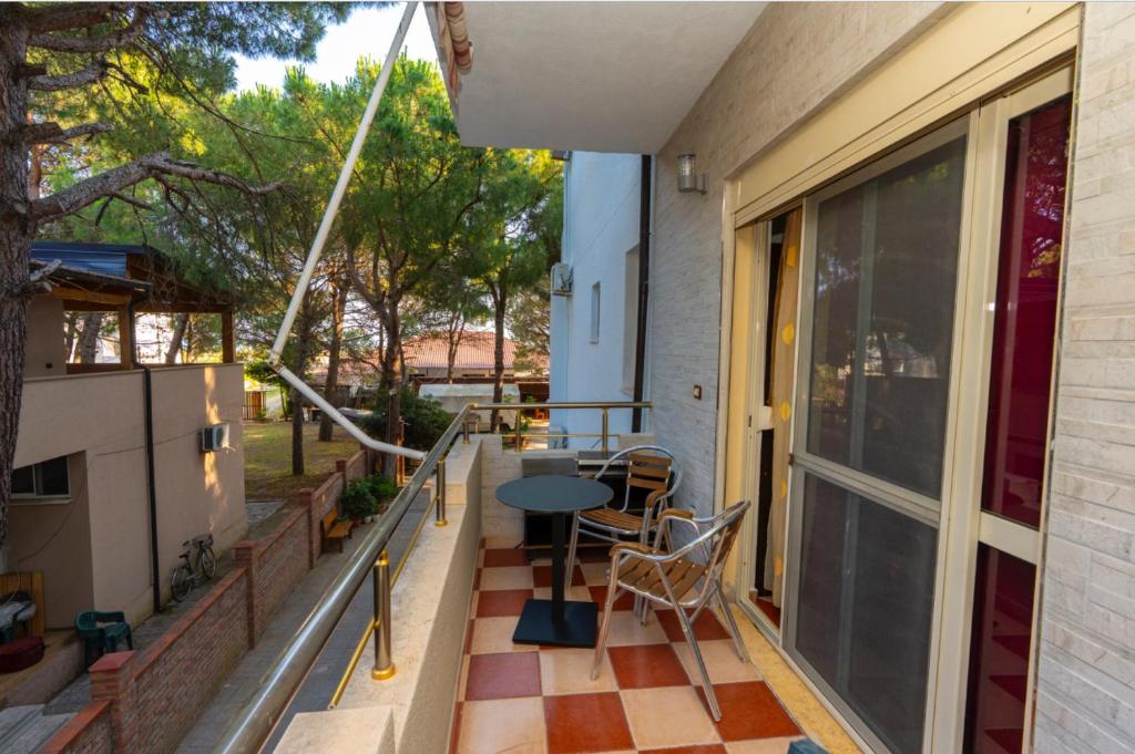 Balkon oz. terasa v nastanitvi Hotel Otrant