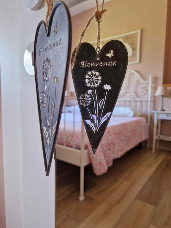 Postel nebo postele na pokoji v ubytování Foresteria Villa Simona