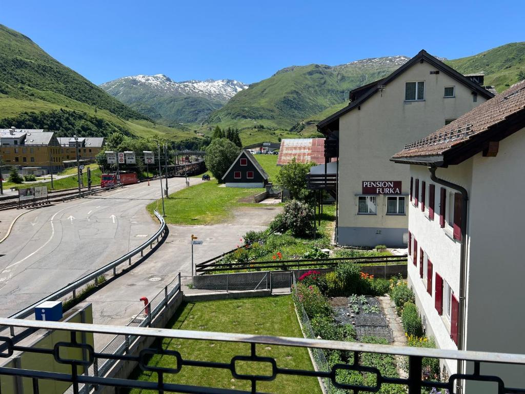 Nespecifikovaný výhled na hory nebo výhled na hory při pohledu z apartmánu