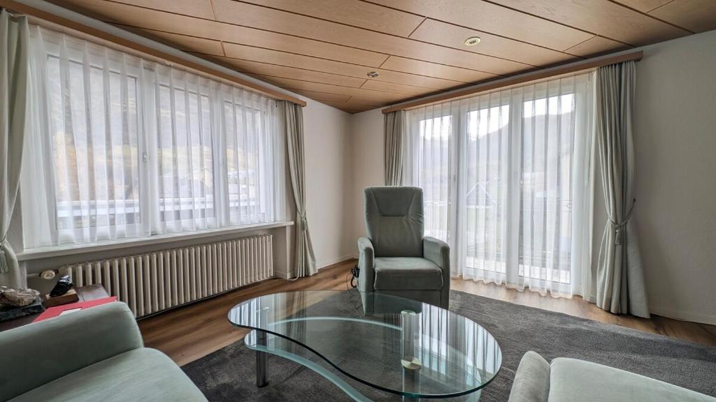 Posezení v ubytování Ferienwohnung Michels