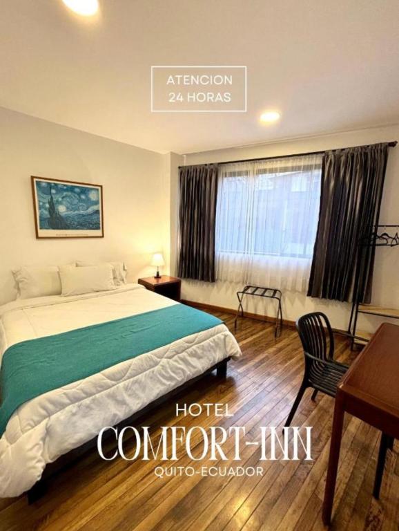 Postel nebo postele na pokoji v ubytování HOTEL COMFORT- Inn