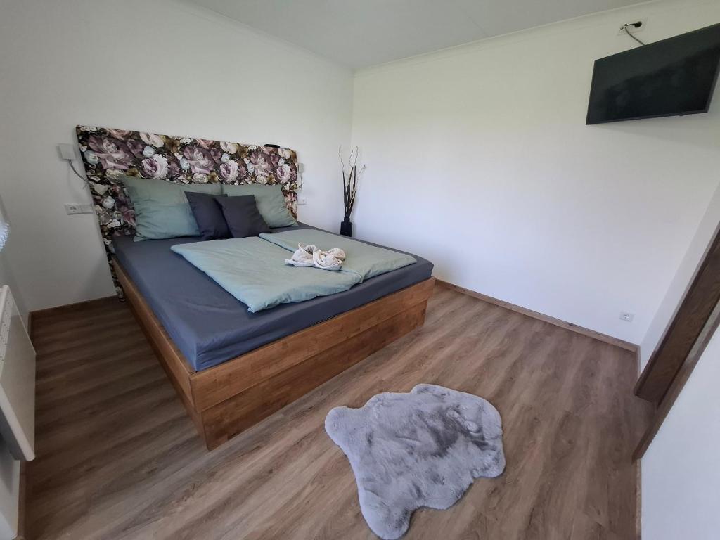 Postel nebo postele na pokoji v ubytování Die Sonnenblume