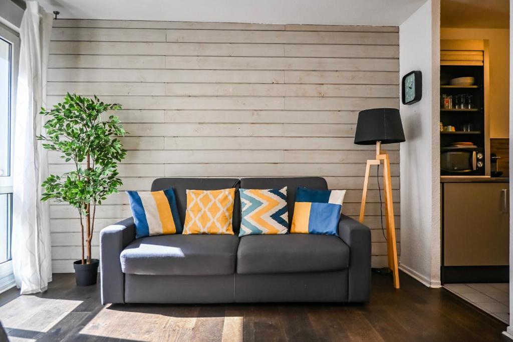 Χώρος καθιστικού στο L'Osmose - Central & Cosy - Accès Tram Strasbourg - Commerces à Proximité