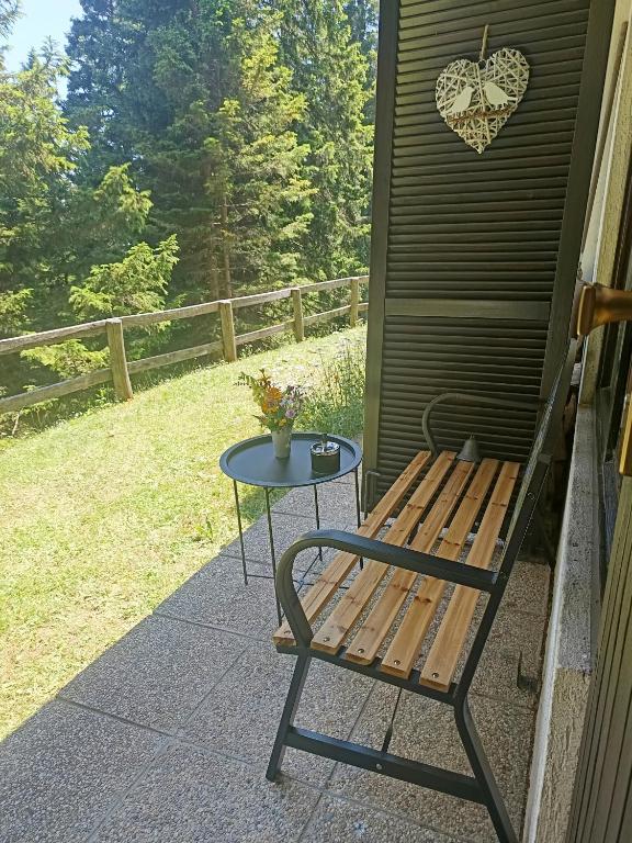 Zahrada ubytování Studio Queen Alpine