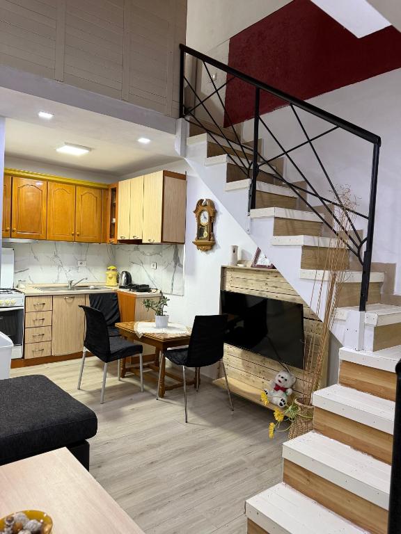 Kuchyň nebo kuchyňský kout v ubytování Fabio Rent House