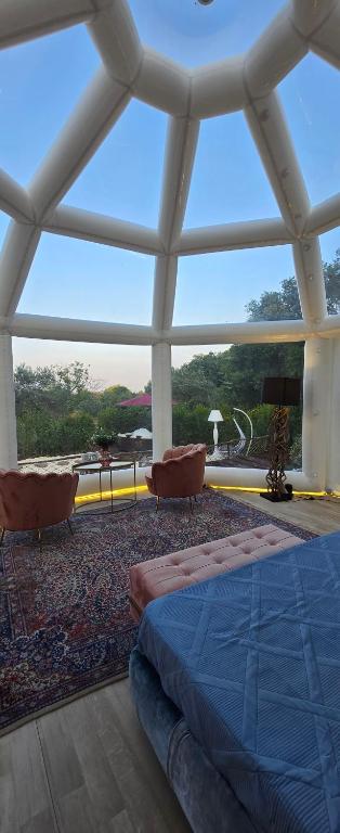 Posteľ alebo postele v izbe v ubytovaní Bubble Glamping Sicily