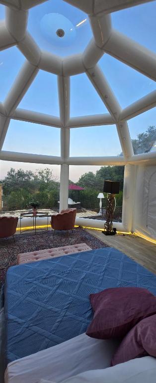Posteľ alebo postele v izbe v ubytovaní Bubble Glamping Sicily