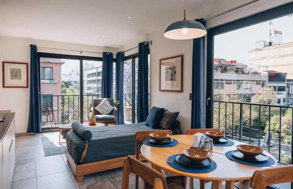 Zona de estar de Tanat Art Hotel