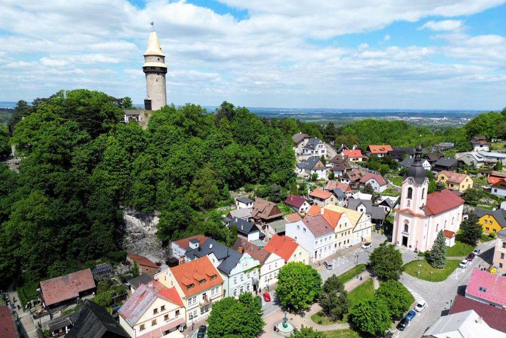 Letecký snímek ubytování Hotel Šipka
