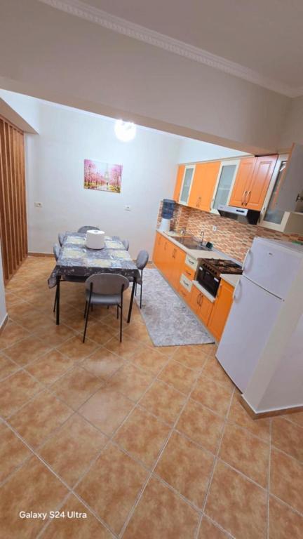 Kuchyň nebo kuchyňský kout v ubytování Apartament