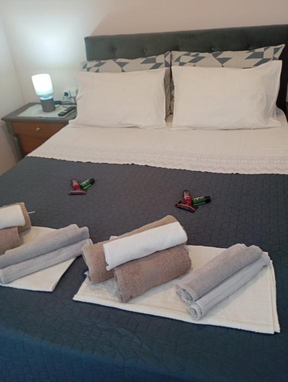 A bed or beds in a room at Natasa Studio