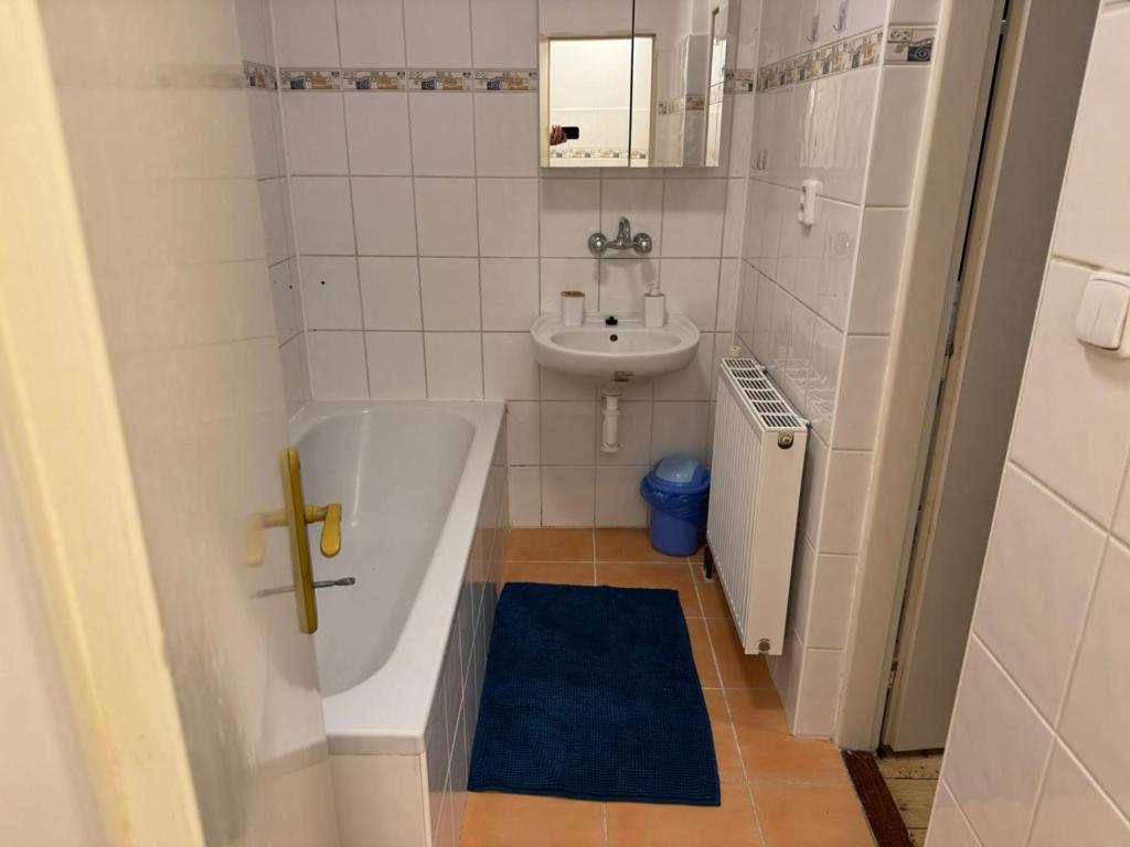 Koupelna v ubytování Apartmány Kanteho grunt