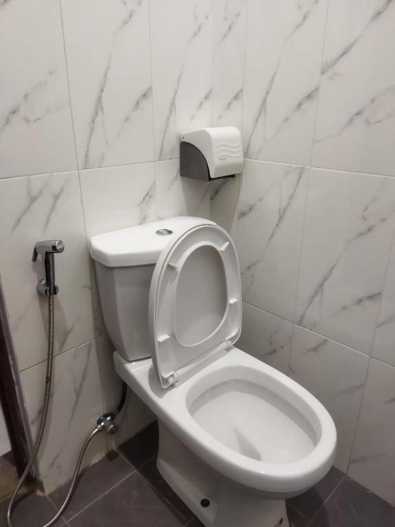 Koupelna v ubytování Grya Pyramyt