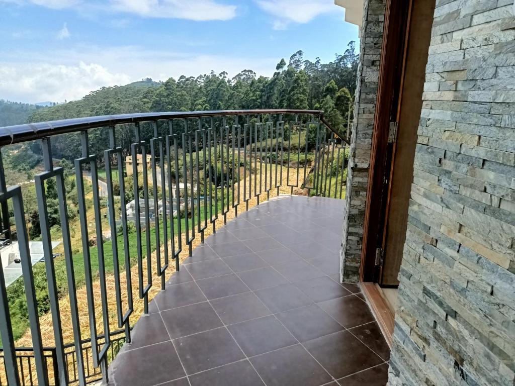 Balkón nebo terasa v ubytování Valley homes
