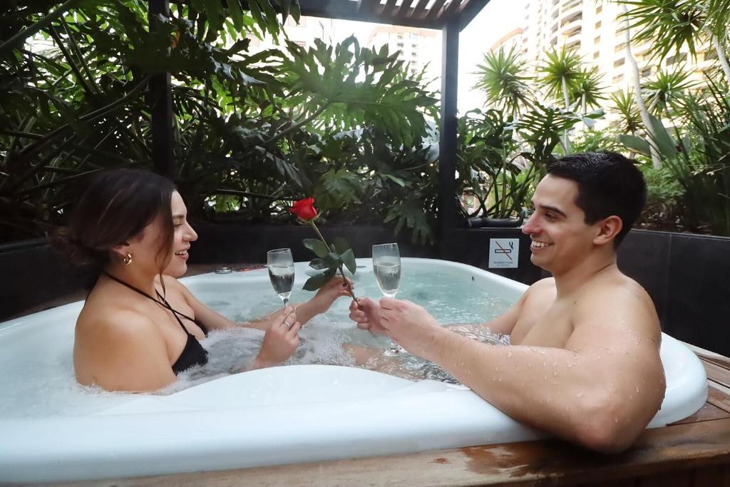 QUARTZ HOTEL & SPA - Jacuzzi Piscine Jardin Double