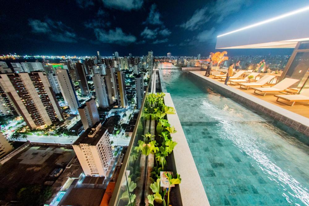 Studio Beira-mar, rooftop com piscina e jacuzzi, Fortaleza (updated ...