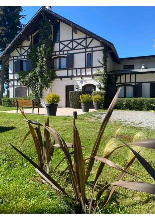 a house with a plant in front of it at Del Prado in San Carlos de Bariloche