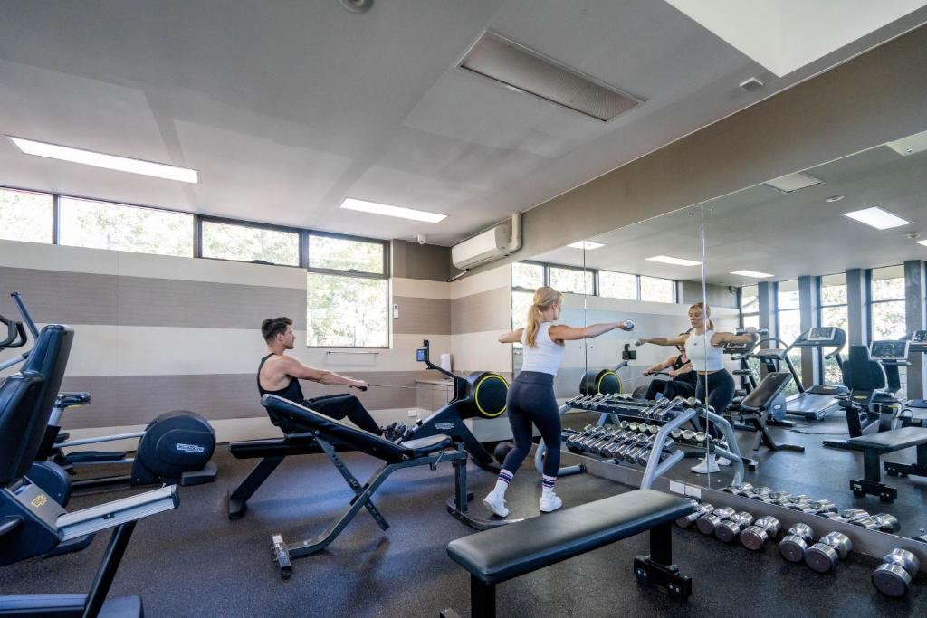 Fitness centrum a/nebo fitness zařízení v ubytování Chateau Elan At The Vintage