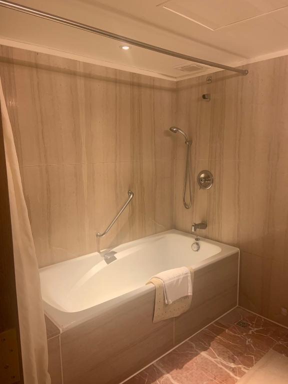 Koupelna v ubytování Hotel Riverview Taipei