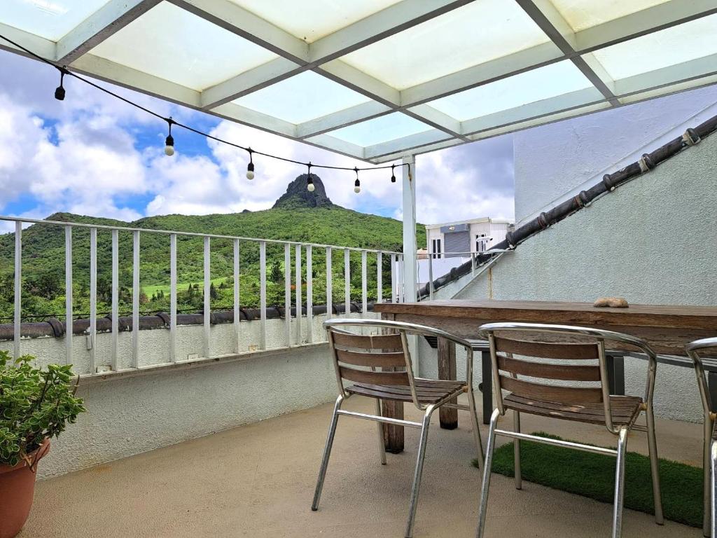 Nespecifikovaný výhled na hory nebo výhled na hory při pohledu z bed and breakfast