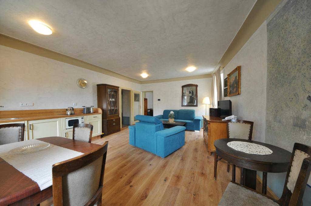 Posezení v ubytování Latrán 43 apartments