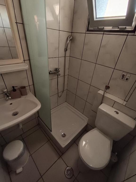 Koupelna v ubytování Soti's Rooms