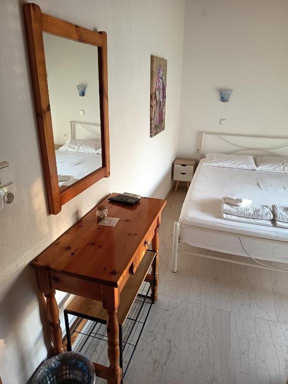 Postel nebo postele na pokoji v ubytování Soti's Rooms