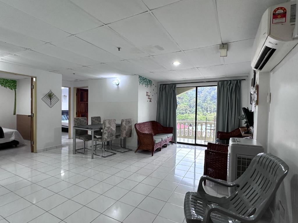 Posezení v ubytování coralbay apartment pangkor island