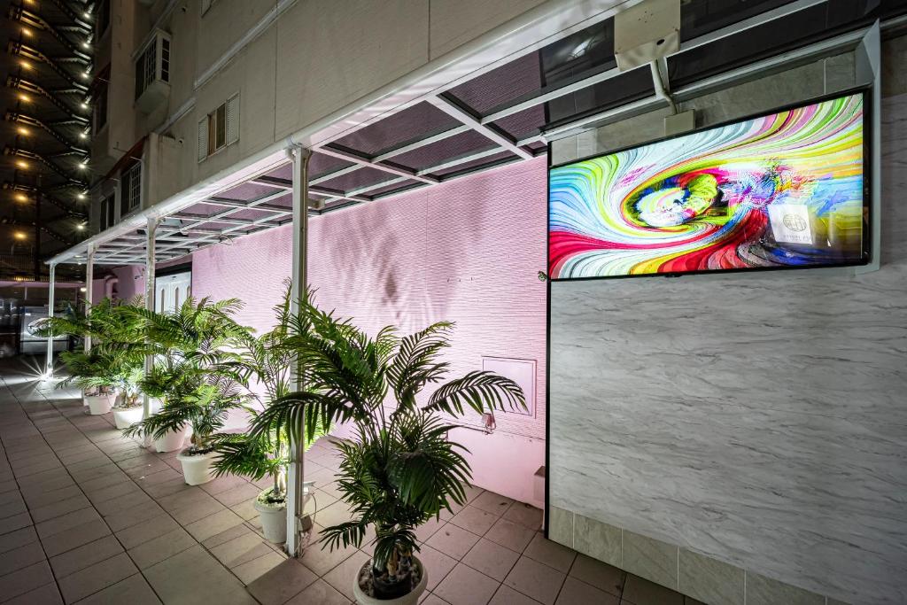 TV a/nebo společenská místnost v ubytování Hotel Hu Namba (Adult Only)