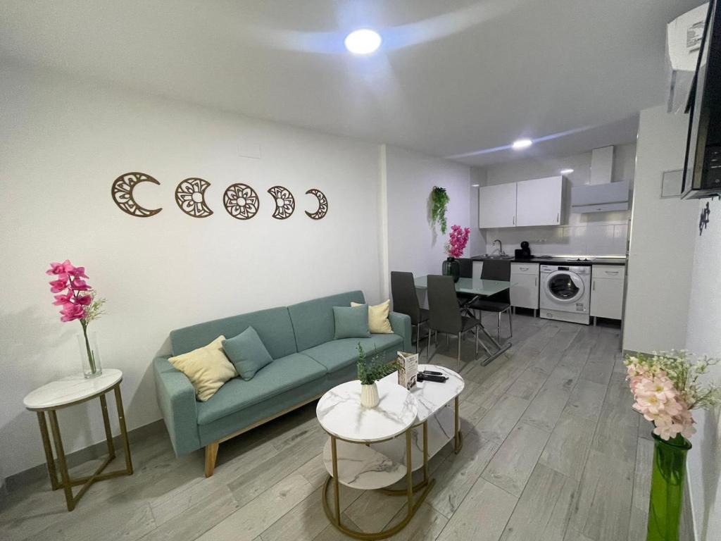 Køkken eller tekøkken på Viana Rooms Córdoba