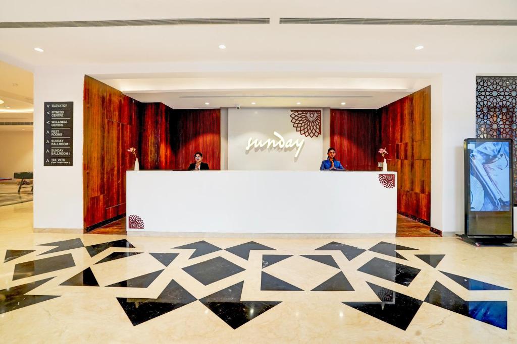 Vstupní hala nebo recepce v ubytování Sunday Hotels and Resort Gurgaon