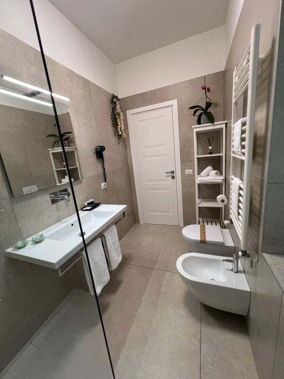 Koupelna v ubytování Annunziatella Suite & Rooms