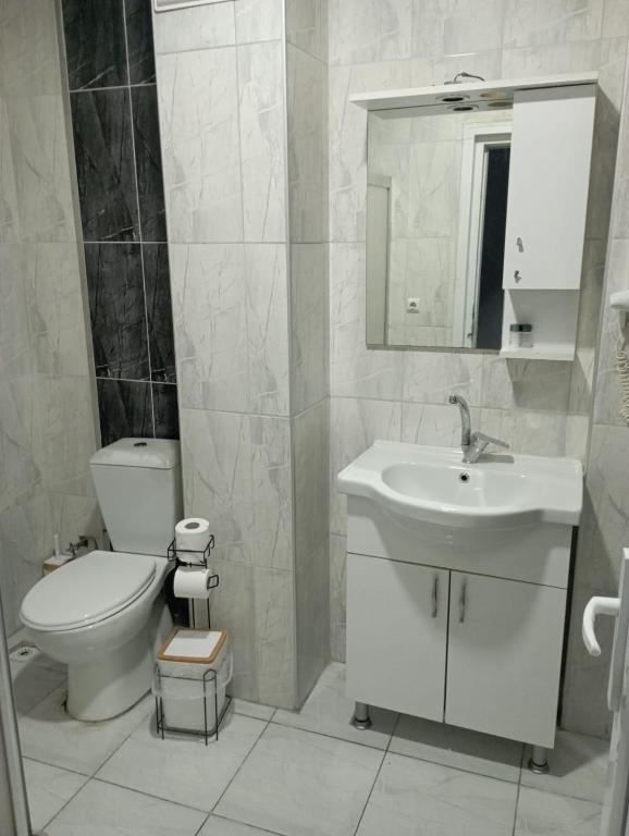 Koupelna v ubytování Rosse Hotel