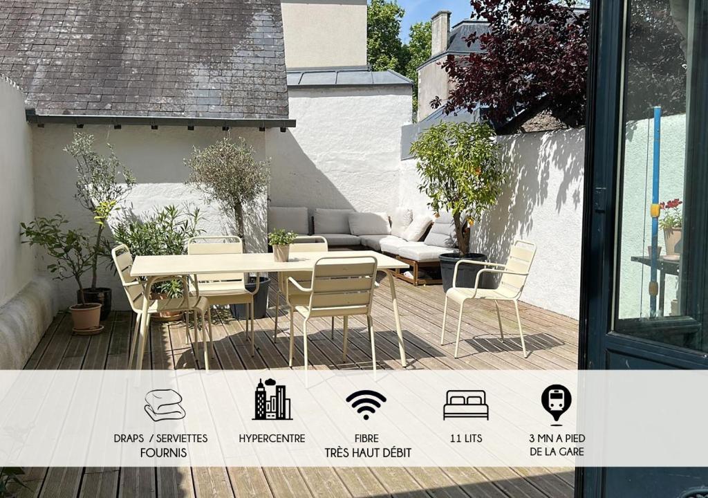 Fotografie z fotogalerie ubytování "Demeure de Charme" Hyper Centre - 6 chambres - 11 voyageurs - Châteaux de la Loire v destinaci Tours