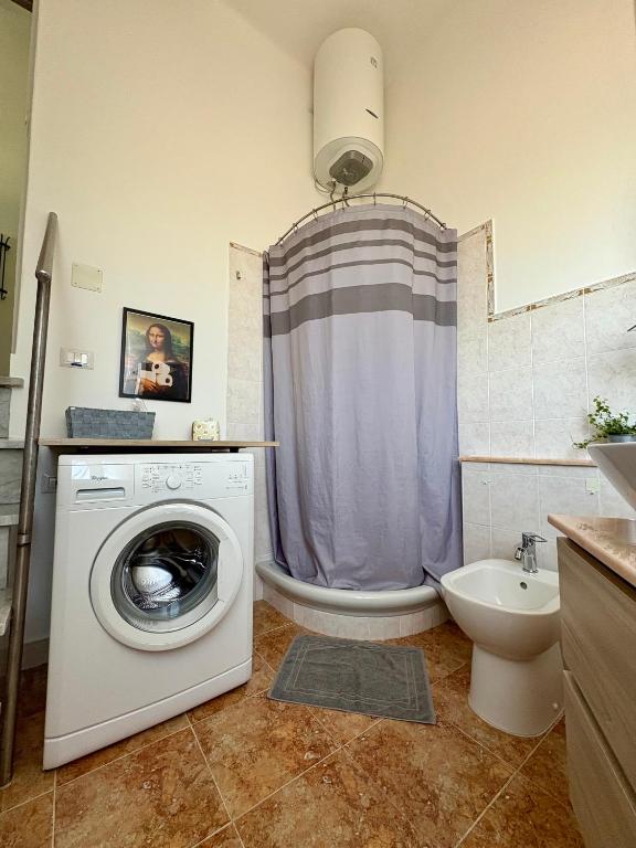 Koupelna v ubytování Sa Calla Manna