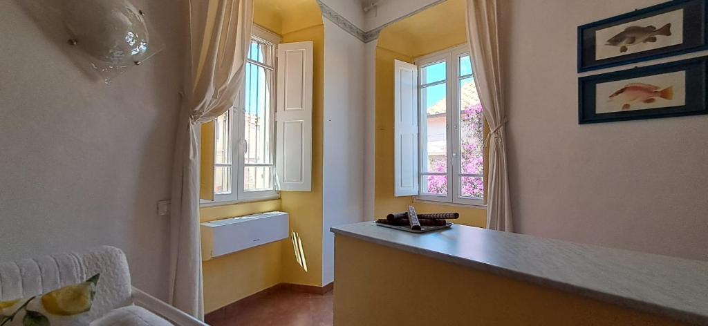 Ένα ή περισσότερα κρεβάτια σε δωμάτιο στο Palazzo Renzi
