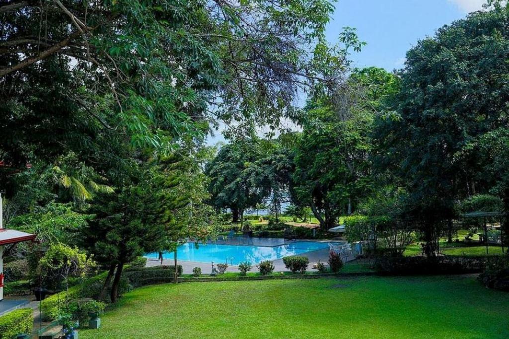 Bazén v ubytování Miridiya Lake Resort nebo v jeho okolí