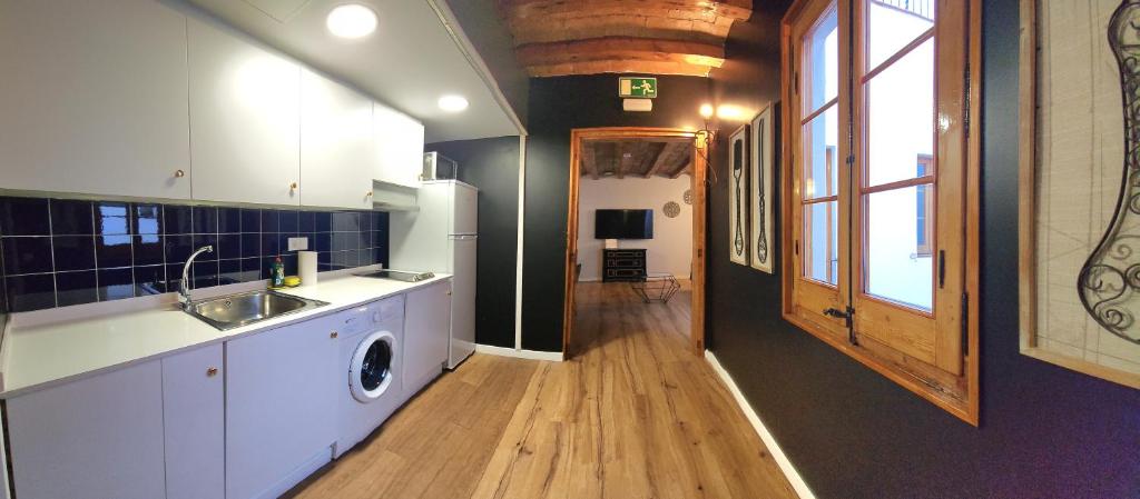 Kuchyňa alebo kuchynka v ubytovaní Barrio Gotico Apartments Ferran