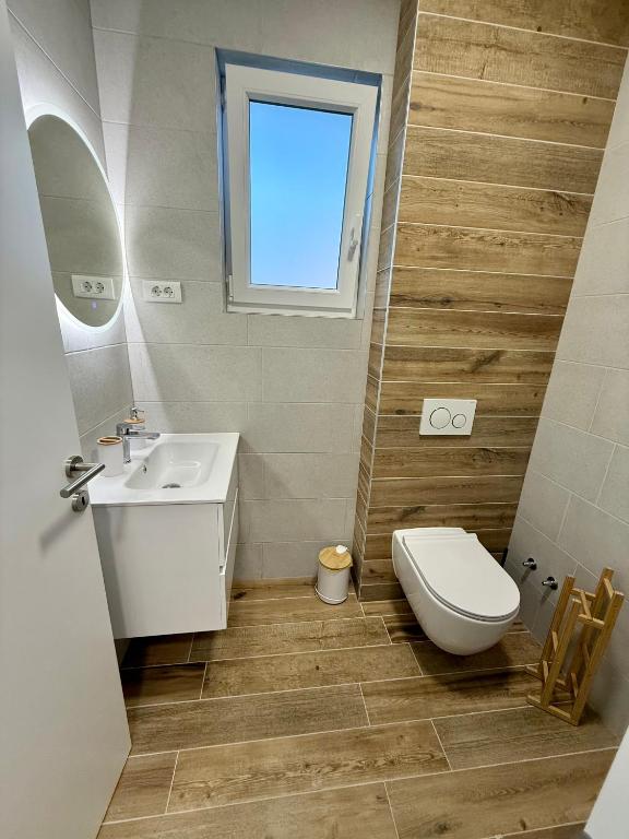 Koupelna v ubytování Guest House Stipe