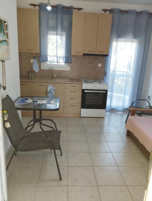 Kuchyň nebo kuchyňský kout v ubytování Villa Platskos vol 2