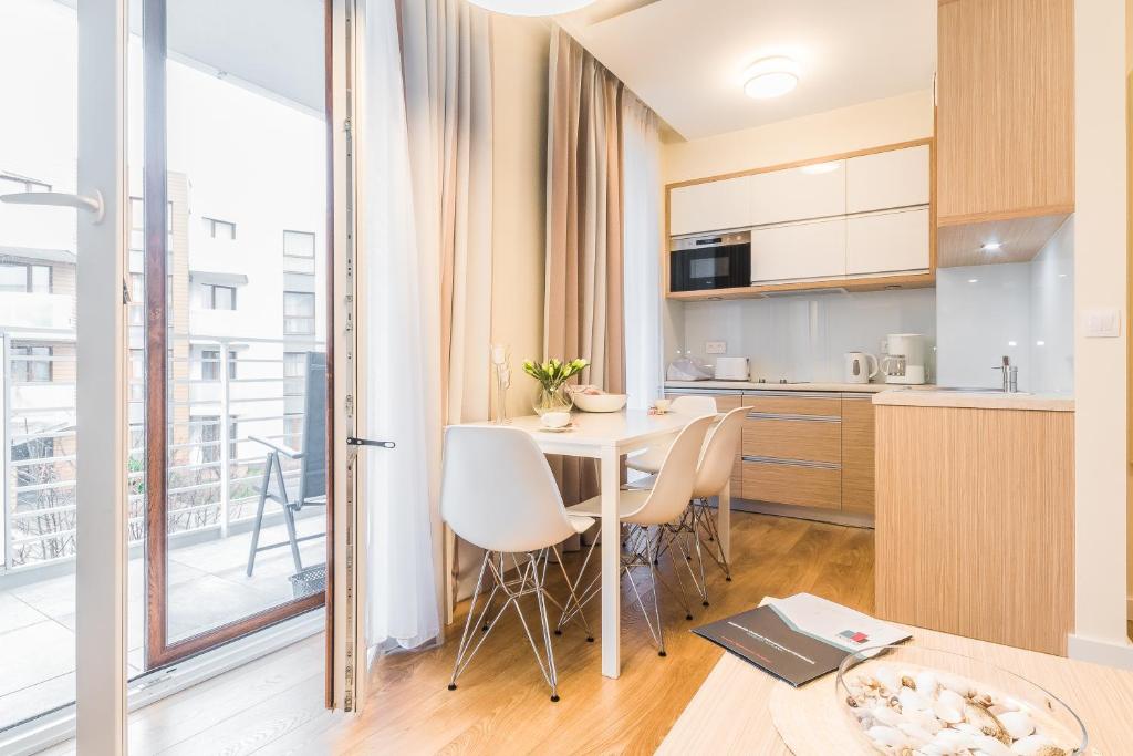 APARTAMENTY MIERZEJA - MARINA, Kąty Rybackie, 100 m od Zalewu Wiślanego, Bezpłatny Meleks - Appartement 1 Chambre Avec Balcon