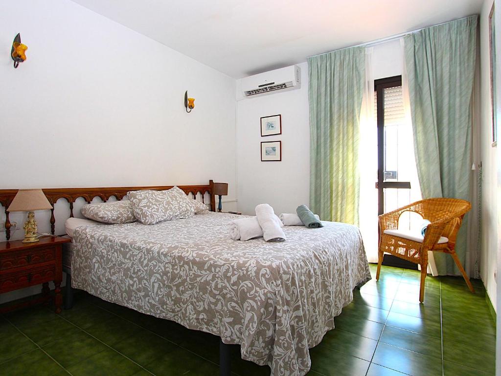 Łóżko lub łóżka w pokoju w obiekcie Casablanca Villas