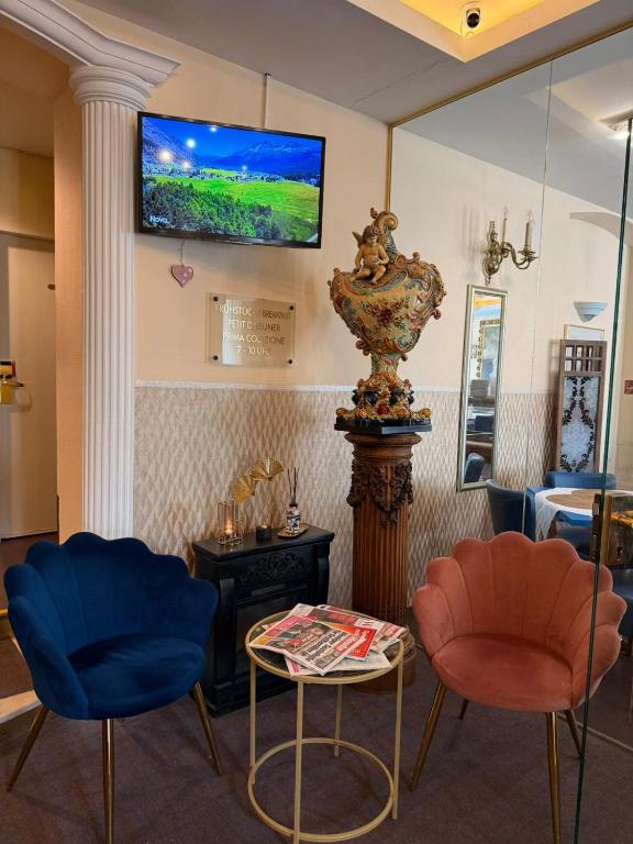 O zonă de relaxare la Hotel Pension Excellence
