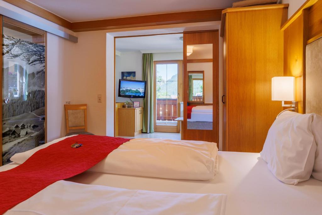 Voodi või voodid majutusasutuse Aparthotel DAS Hochkönig toas