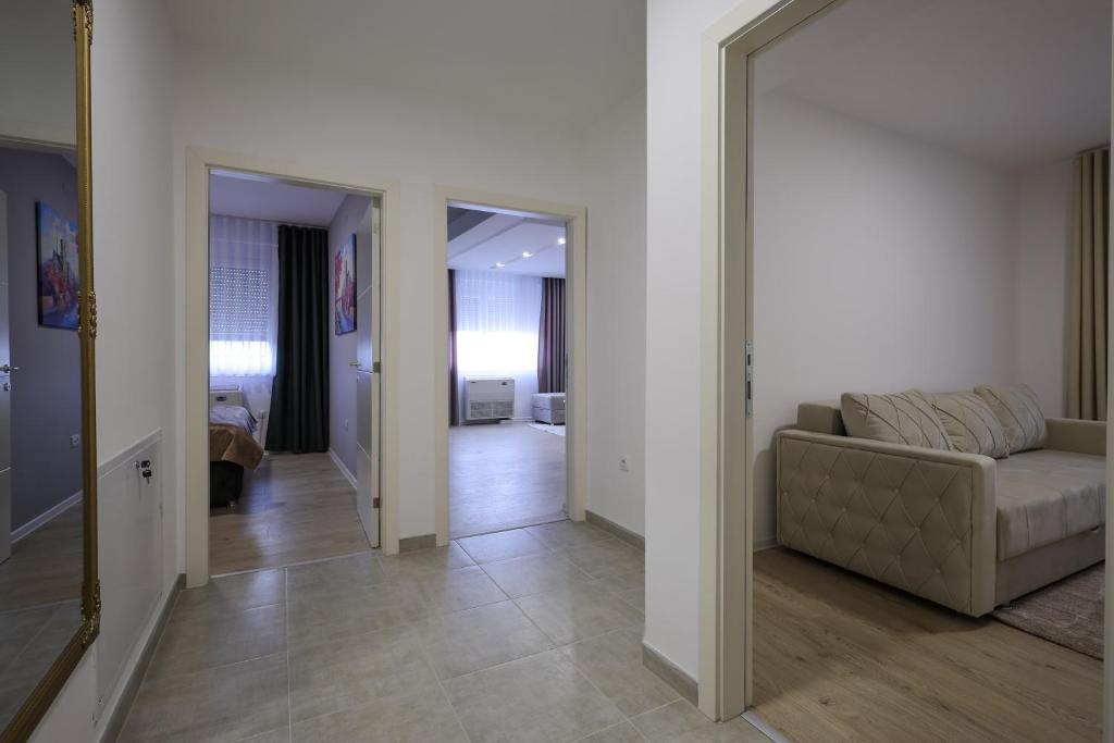 Posezení v ubytování Apartmani Lepojevic