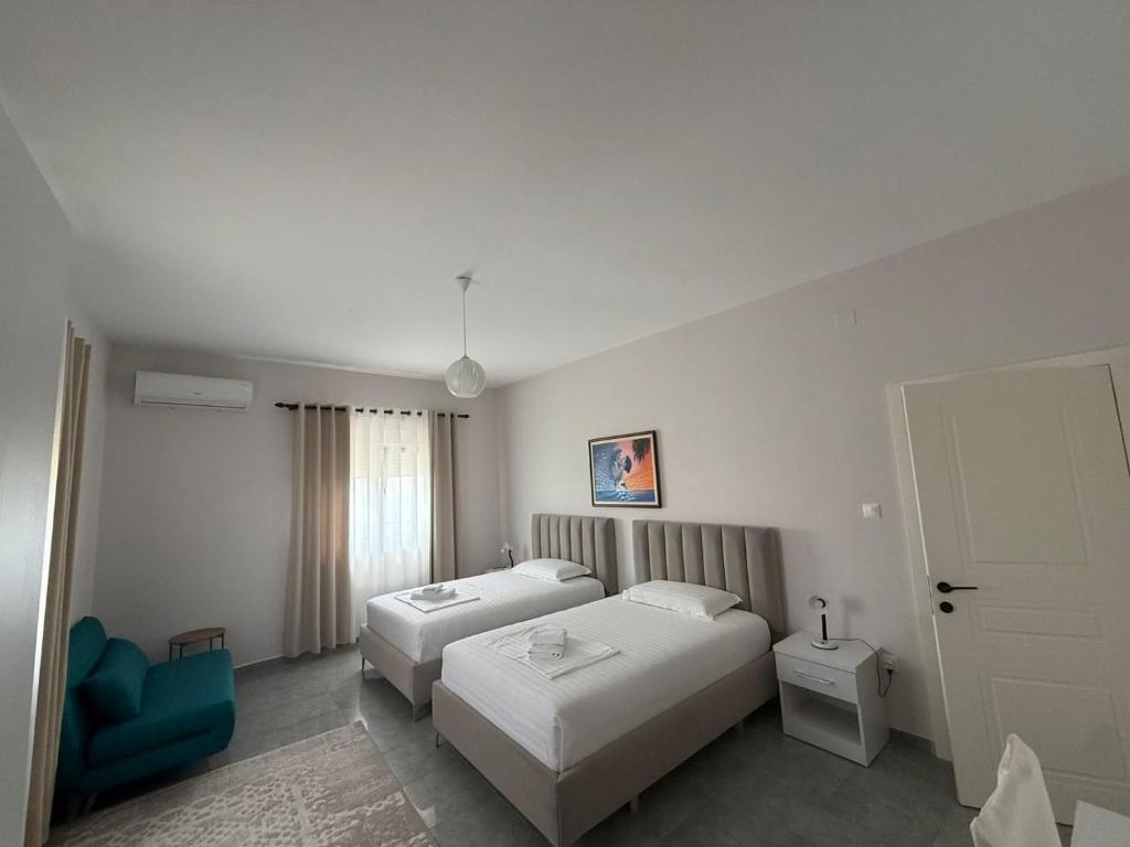 Postel nebo postele na pokoji v ubytování Villa Duka