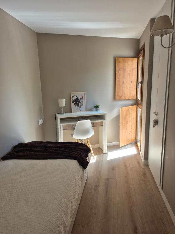 Ένα ή περισσότερα κρεβάτια σε δωμάτιο στο Apartamento en Sainte Leocadie