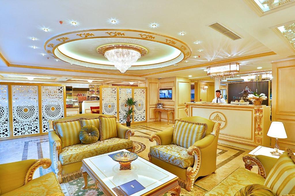 Posezení v ubytování Emirhan Palace Hotel