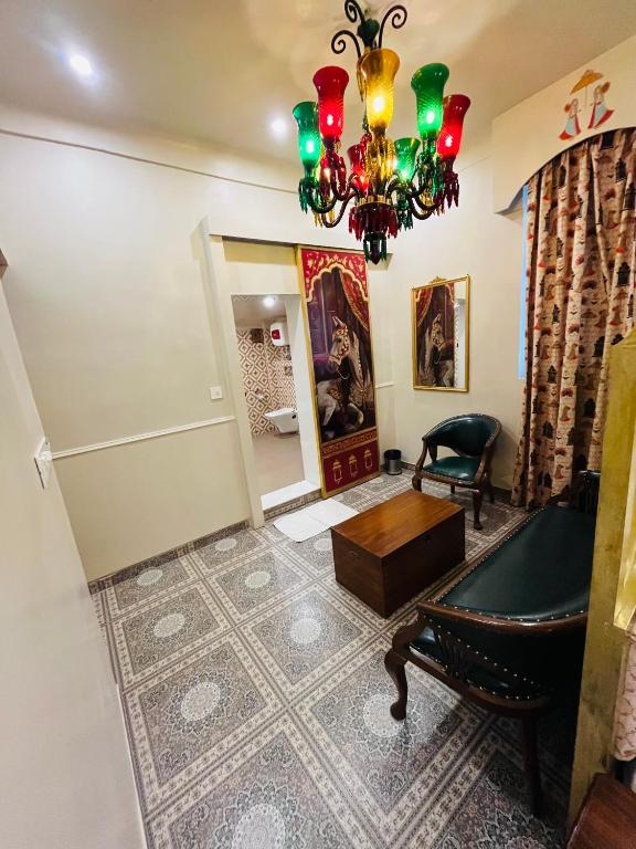 Posezení v ubytování Stay Banaras - A Boutique Hotel